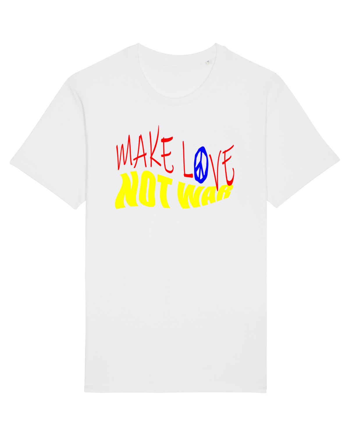 Tricou mânecă scurtă Unisex Rocker White