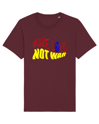 Make Love Not War 4 Burgundy
