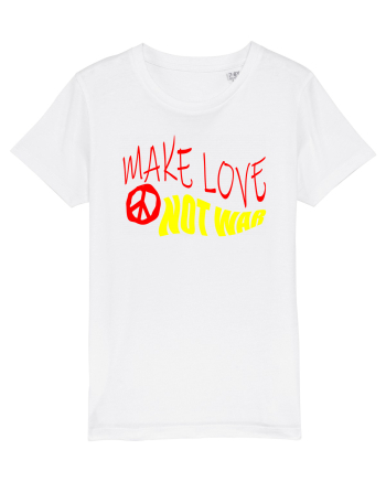 Make Love Not War 5 White