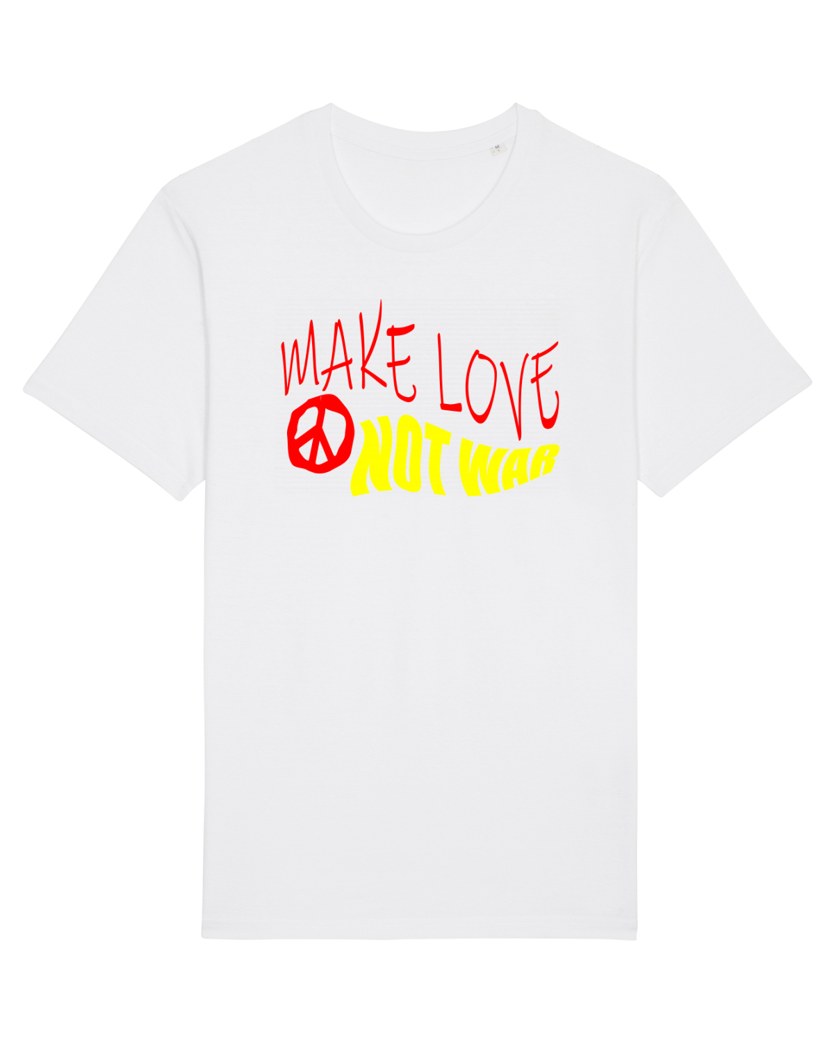Tricou mânecă scurtă Unisex Rocker White