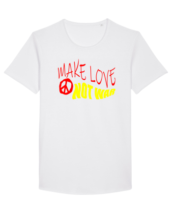 Make Love Not War 5 White