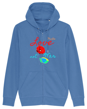 Make Love Not War 6 Bright Blue