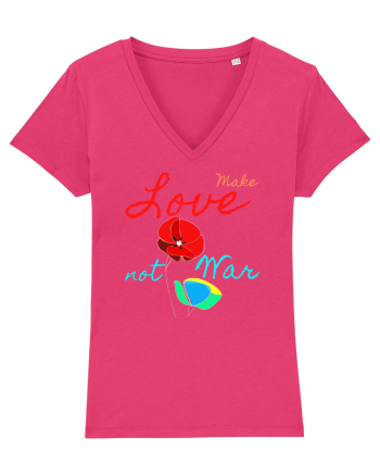 Make Love Not War 6 Raspberry