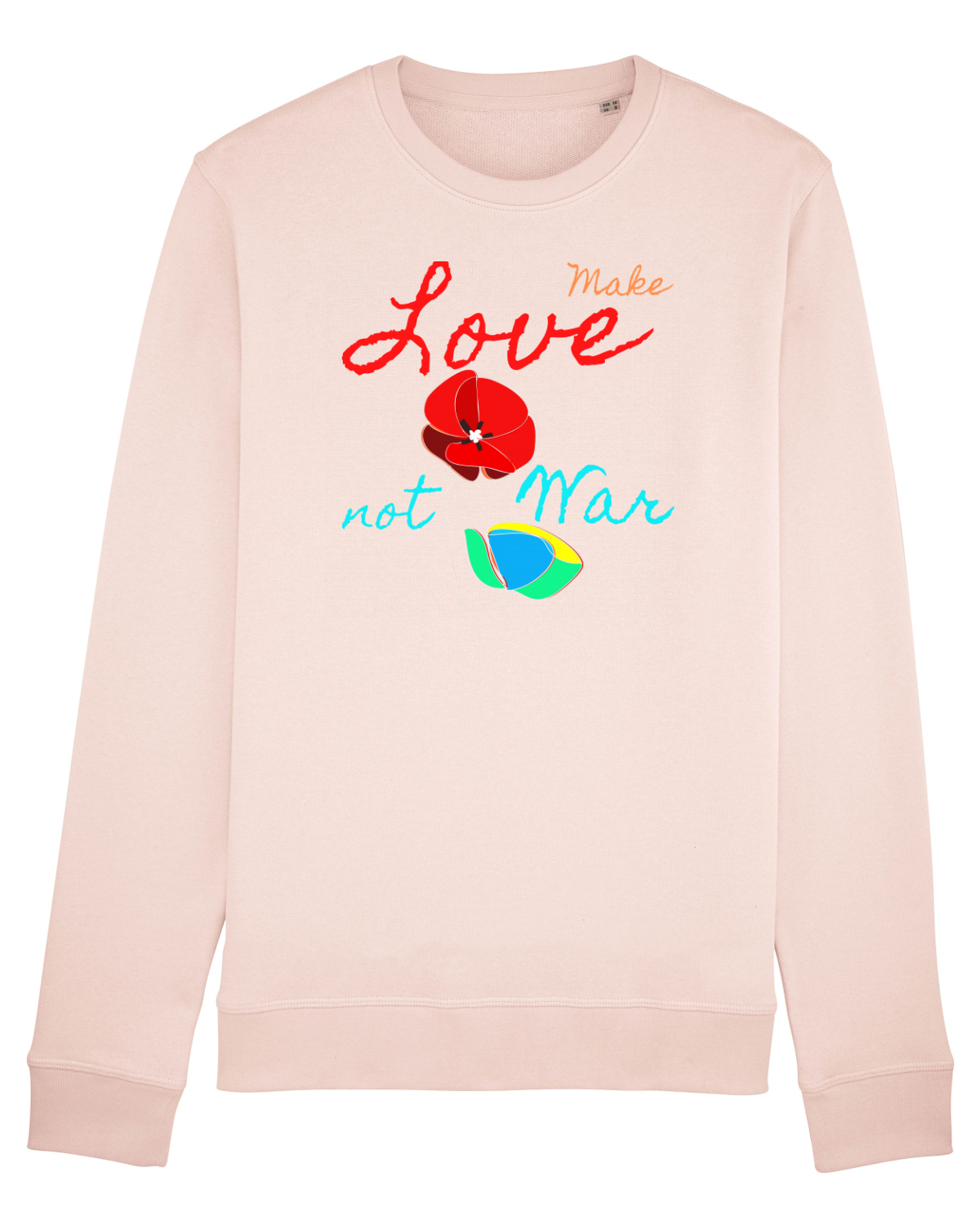Bluză mânecă lungă Unisex Rise Candy Pink