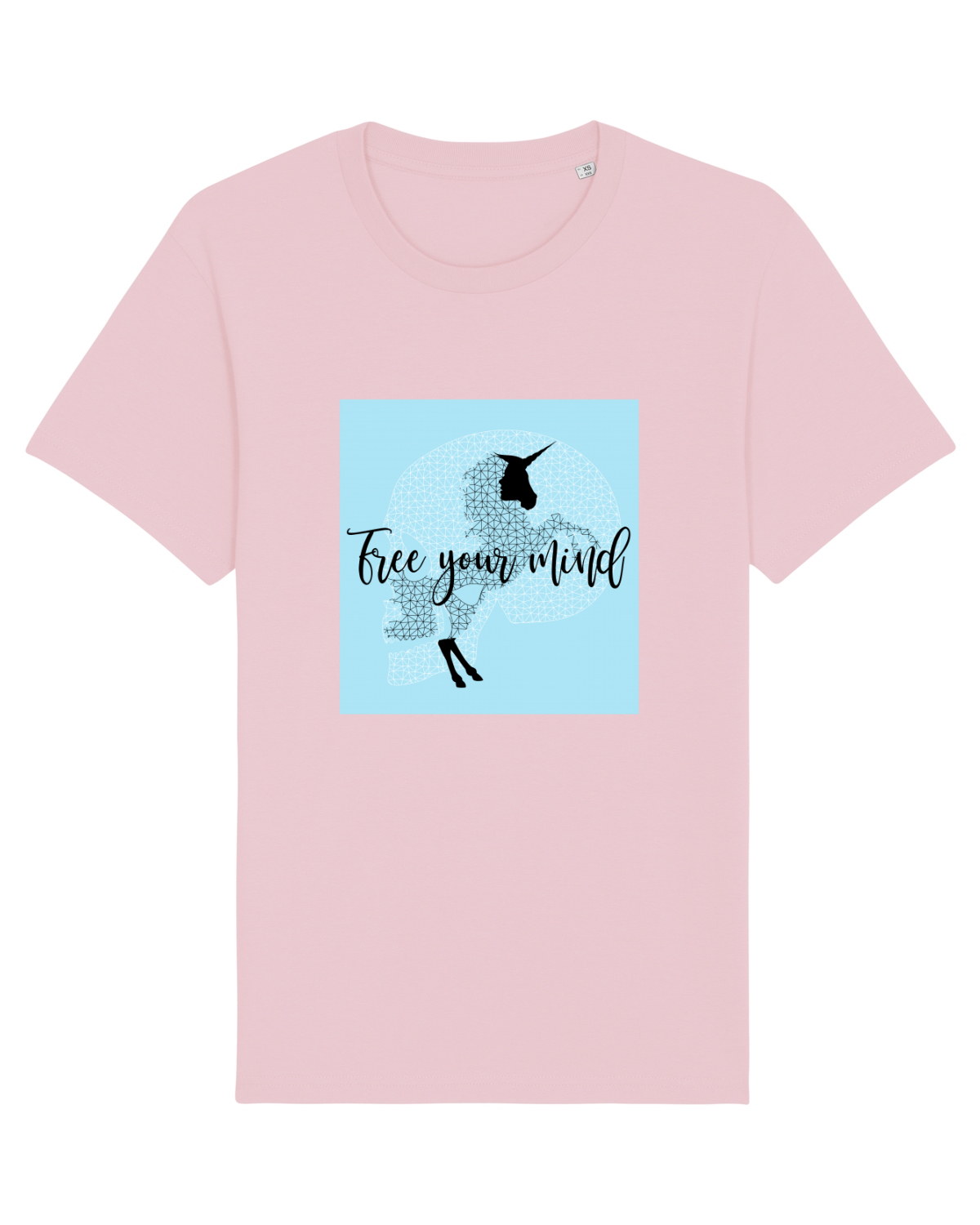 Tricou mânecă scurtă Unisex Rocker Cotton Pink