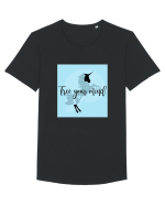 Free Your Mind Tricou mânecă scurtă guler larg Bărbat Skater
