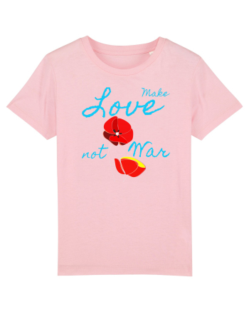 Make Love Not War 7 Cotton Pink