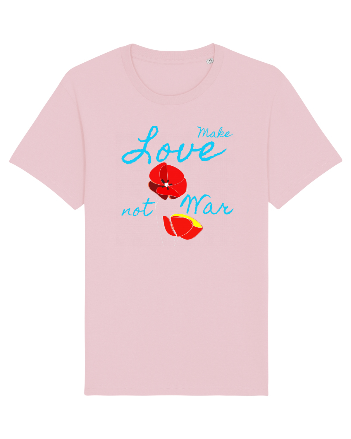 Tricou mânecă scurtă Unisex Rocker Cotton Pink