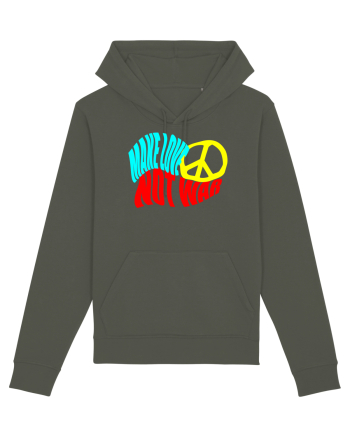 Make Love Not War 8 Khaki