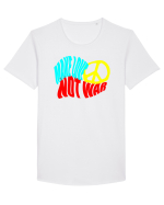 Make Love Not War 8 Tricou mânecă scurtă guler larg Bărbat Skater