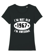 I'm Not Old I'm Awesome 1967 Tricou mânecă scurtă guler larg fitted Damă Expresser