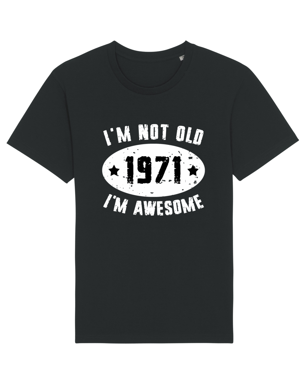 Tricou mânecă scurtă Unisex Rocker Black