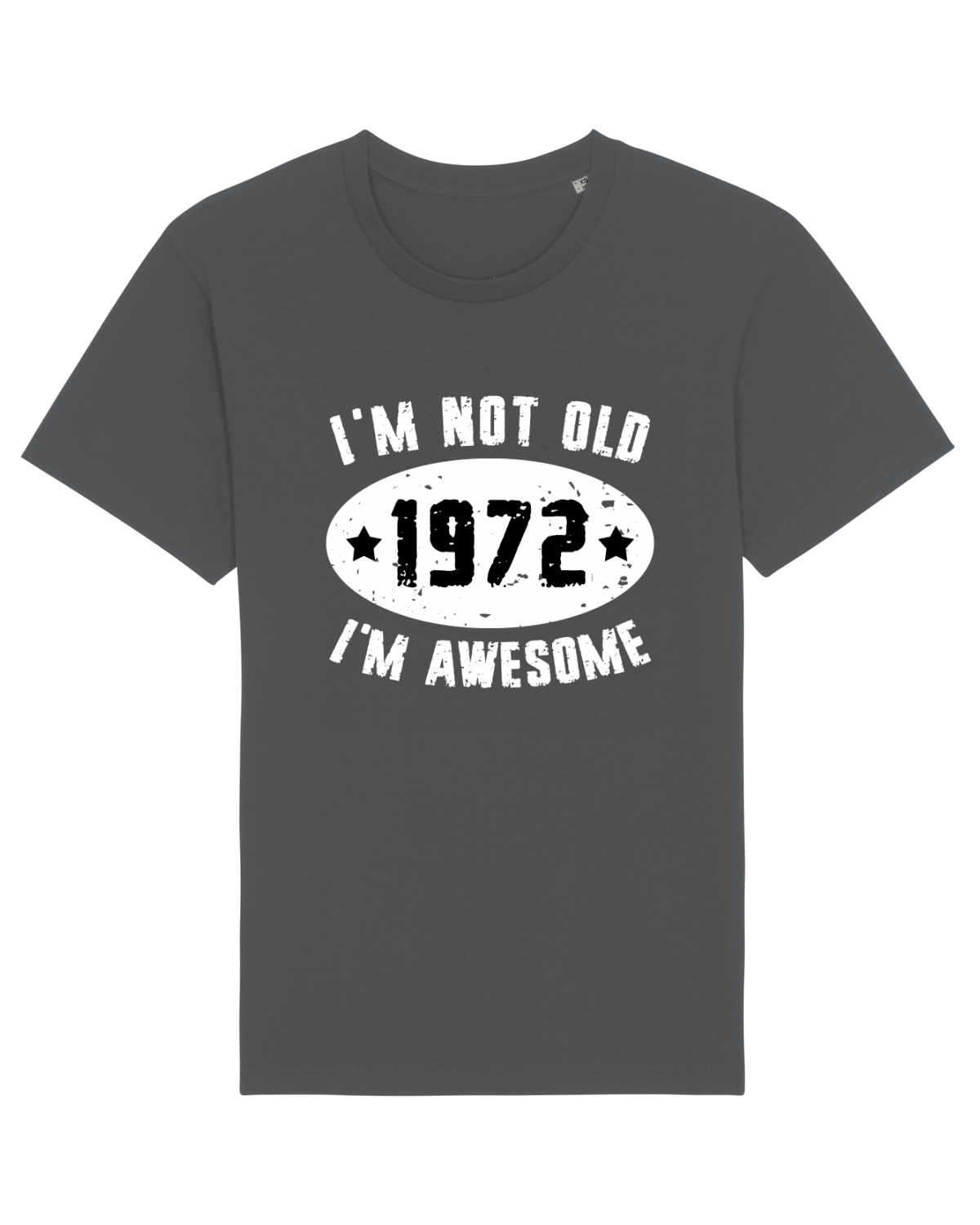 Tricou mânecă scurtă Unisex Rocker Anthracite