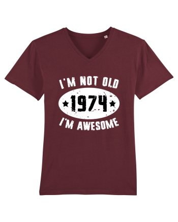 I'm Not Old I'm Awesome 1974 Burgundy