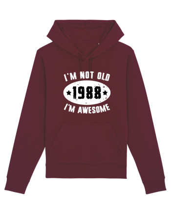 I'm Not Old I'm Awesome 1988 Burgundy