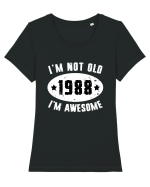I'm Not Old I'm Awesome 1988 Tricou mânecă scurtă guler larg fitted Damă Expresser