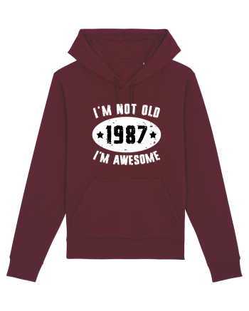 I'm Not Old I'm Awesome 1987 Burgundy