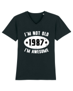 I'm Not Old I'm Awesome 1987 Tricou mânecă scurtă guler V Bărbat Presenter