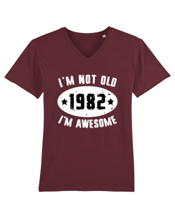 I'm Not Old I'm Awesome 1982 Burgundy