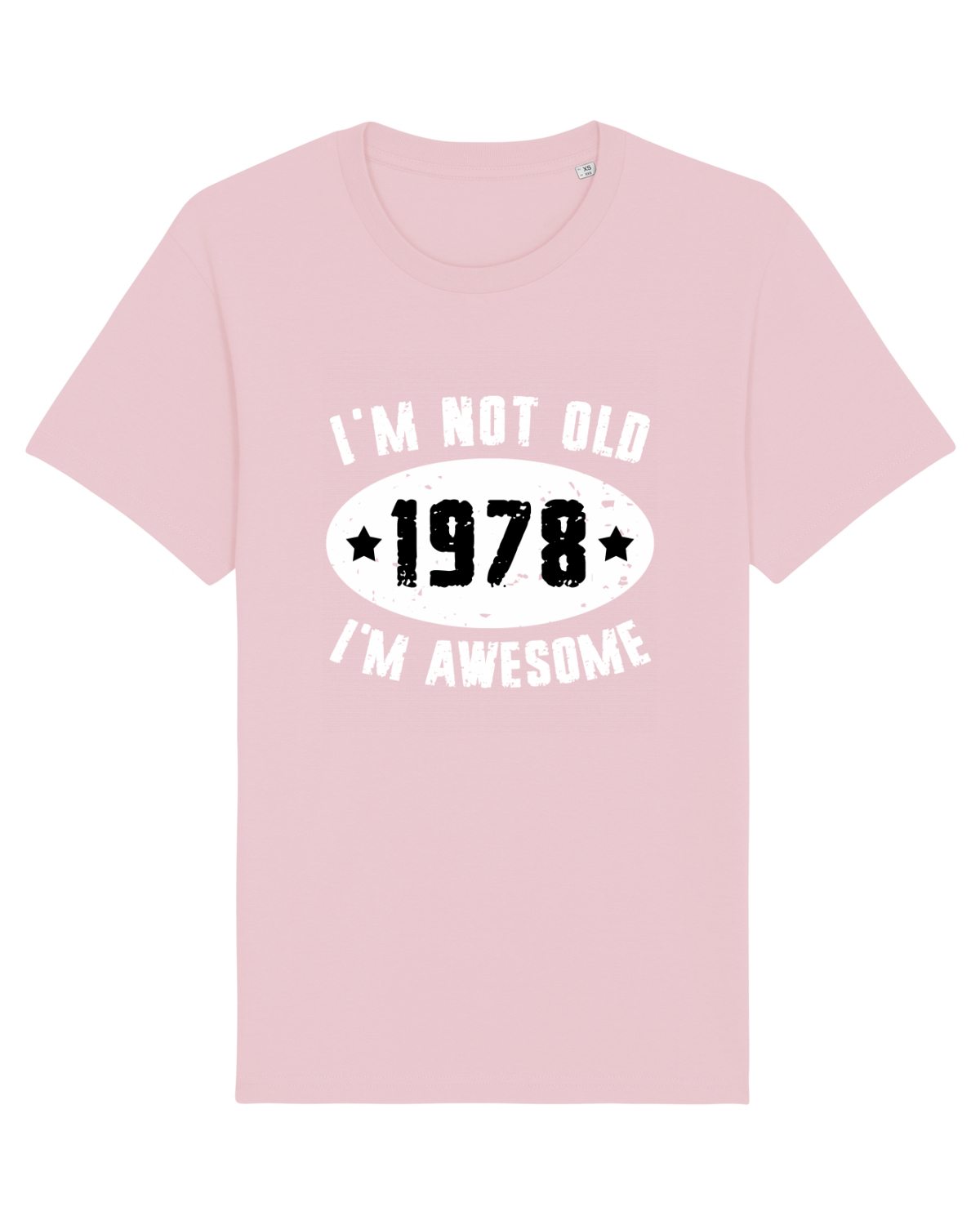 Tricou mânecă scurtă Unisex Rocker Cotton Pink