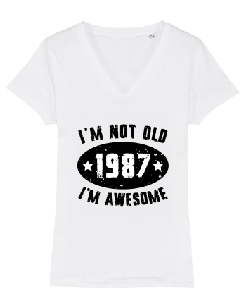 I'm Not Old I'm Awesome 1987 White