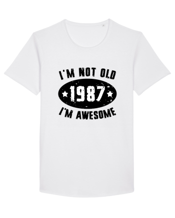 I'm Not Old I'm Awesome 1987 White