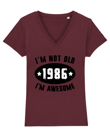 I'm Not Old I'm Awesome 1986 Burgundy