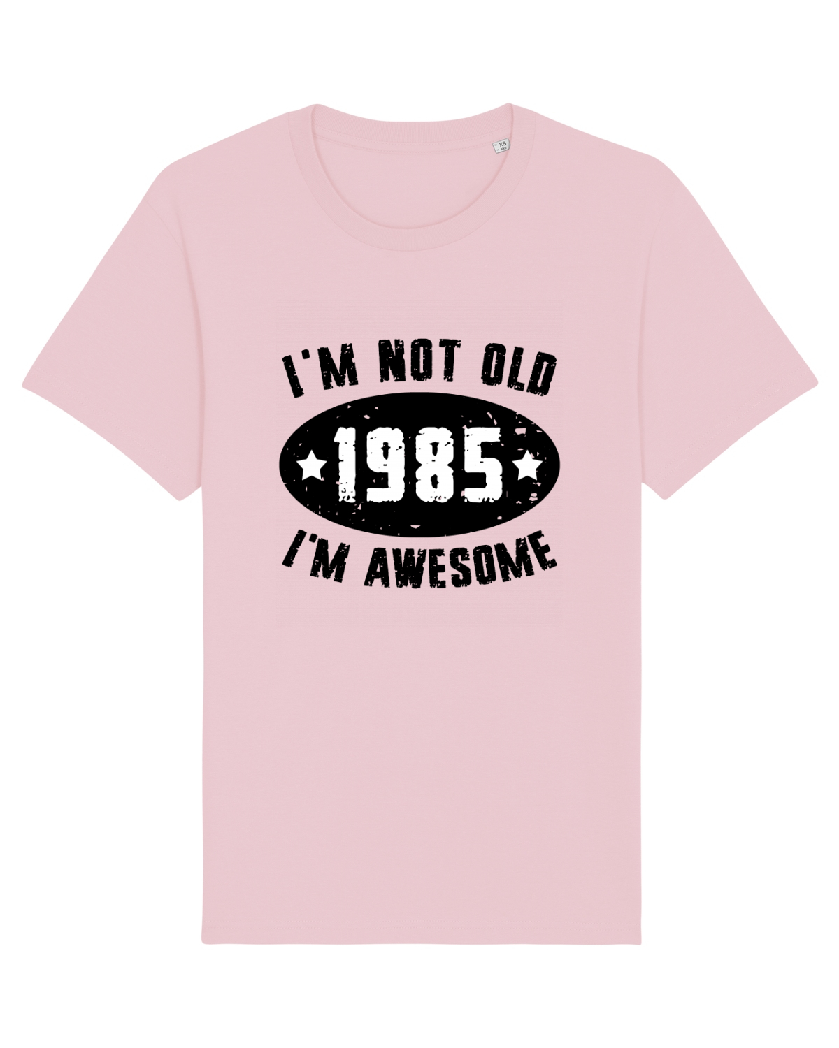 Tricou mânecă scurtă Unisex Rocker Cotton Pink