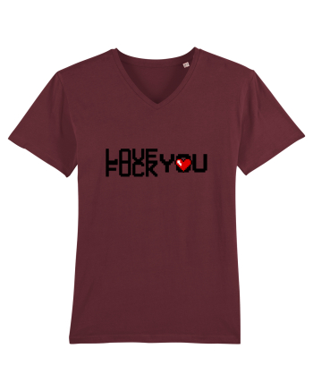 Love You or Fuck You Burgundy