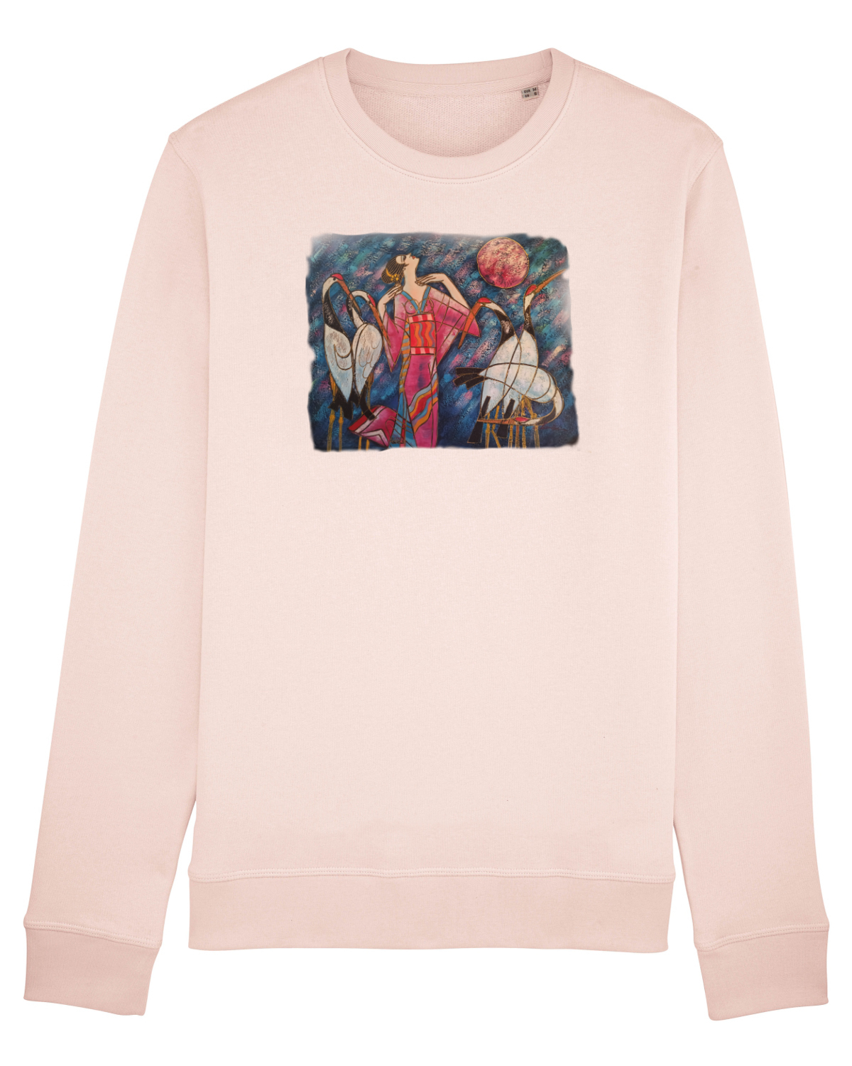 Bluză mânecă lungă Unisex Rise Candy Pink