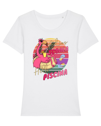 Adios Scoala Hello Piscina Viata de Profesor Student ElevTricou de Vara White