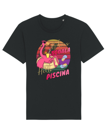 Adios Scoala Hello Piscina Viata de Profesor Student ElevTricou de Vara Black