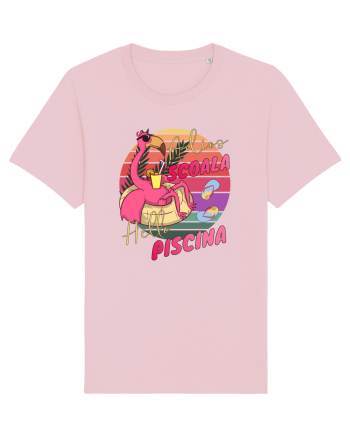Adios Scoala Hello Piscina Viata de Profesor Student ElevTricou de Vara Cotton Pink