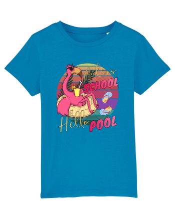 Adios School Hello Pool Teacher Student Life Sunset  Summer Tee Azur