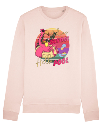 Adios School Hello Pool Teacher Student Life Sunset  Summer Tee Candy Pink