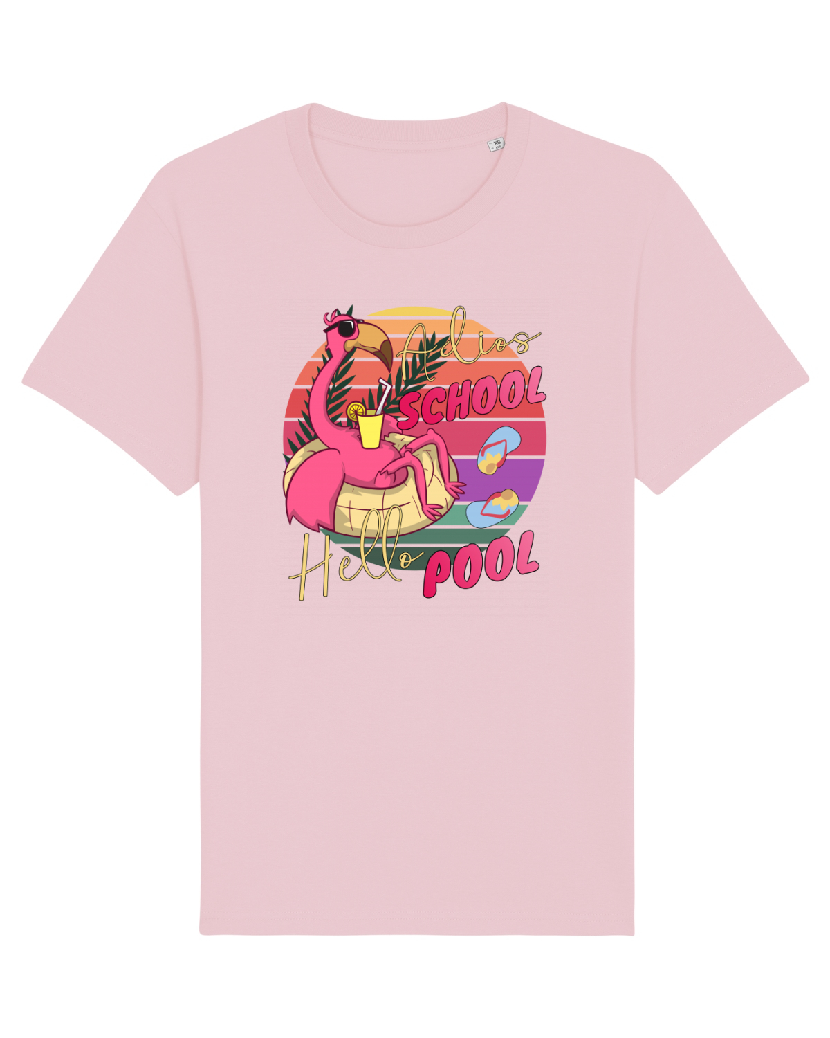 Tricou mânecă scurtă Unisex Rocker Cotton Pink