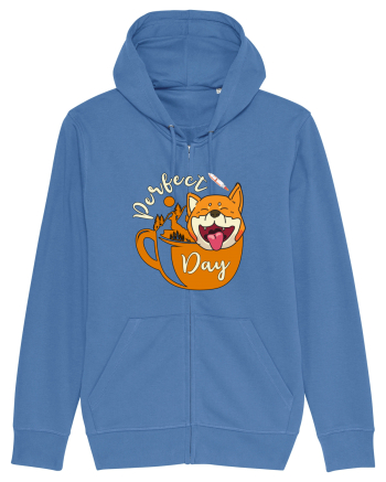 Ziua Perfecta Cafea Drumetie Catelul Shiba Inu Bright Blue
