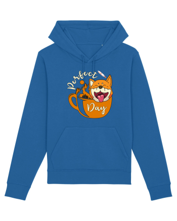 Ziua Perfecta Cafea Drumetie Catelul Shiba Inu Royal Blue