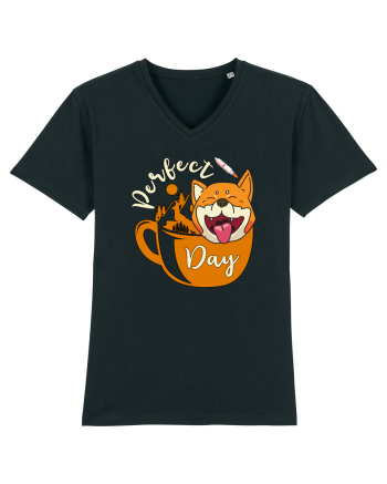 Ziua Perfecta Cafea Drumetie Catelul Shiba Inu Black