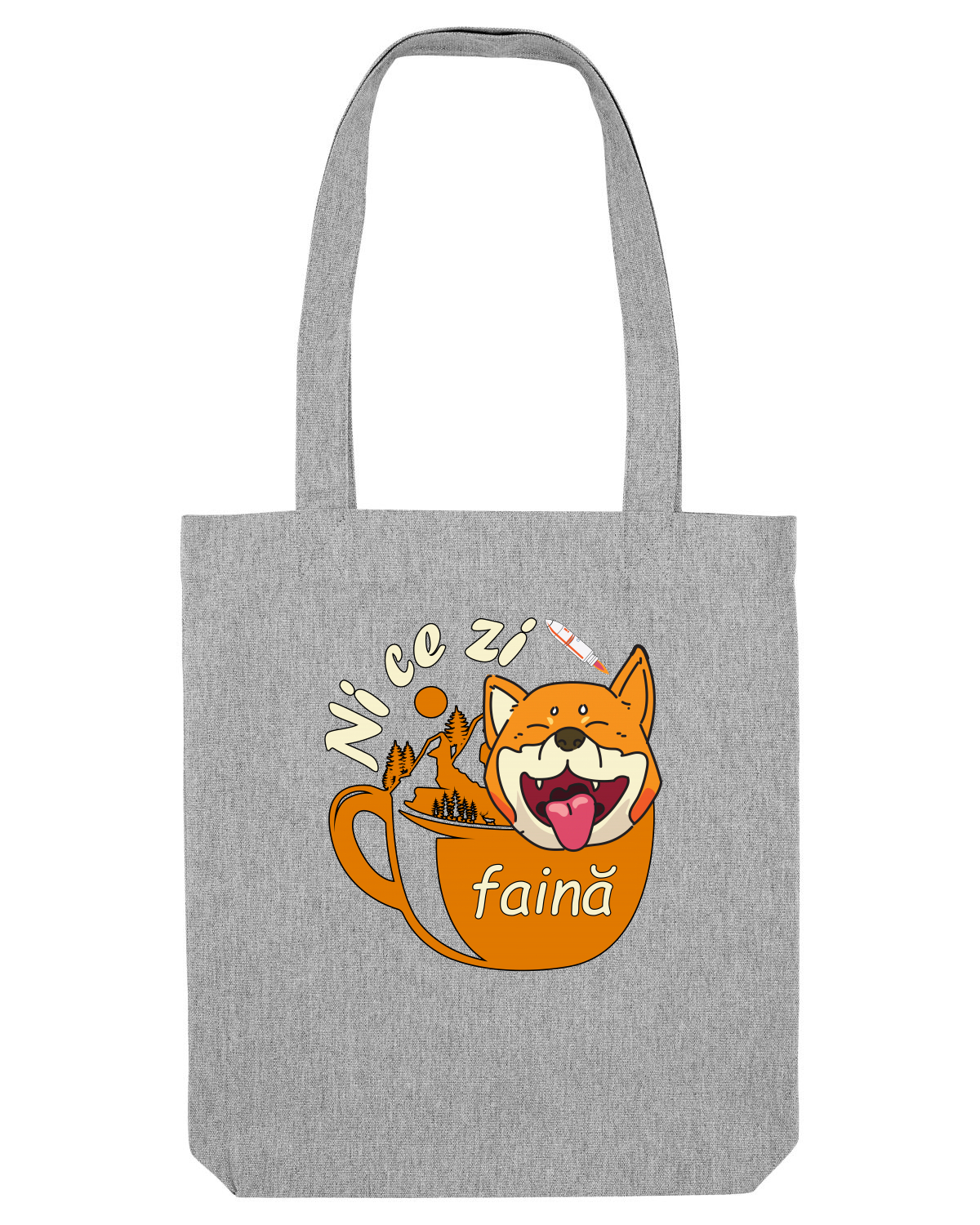 Sacoșă textilă Heather Grey