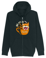Shiba Inu Caine Cafea Ni Ce Zi Faina Ardelean la Drumetie Hanorac cu fermoar Unisex Connector