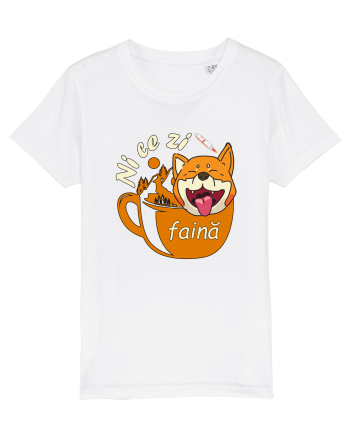 Shiba Inu Caine Cafea Ni Ce Zi Faina Ardelean la Drumetie White
