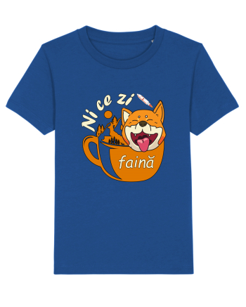 Shiba Inu Caine Cafea Ni Ce Zi Faina Ardelean la Drumetie Majorelle Blue