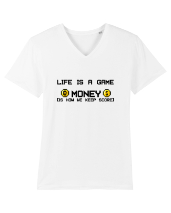 Life Is a Game - Money White