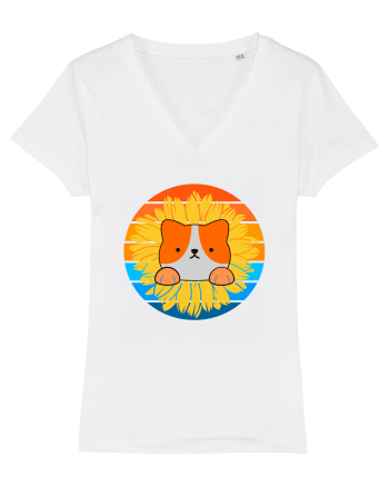 Tricou dragut de vara pentru iubitorii de animale White