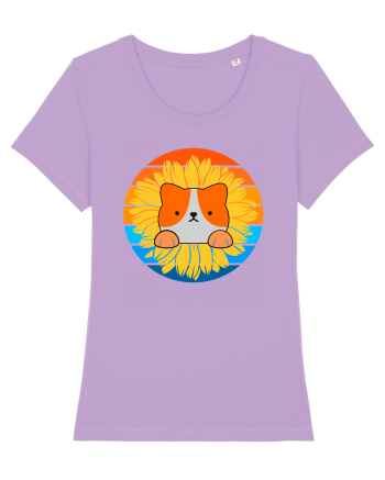 Tricou dragut de vara pentru iubitorii de animale Lavender Dawn