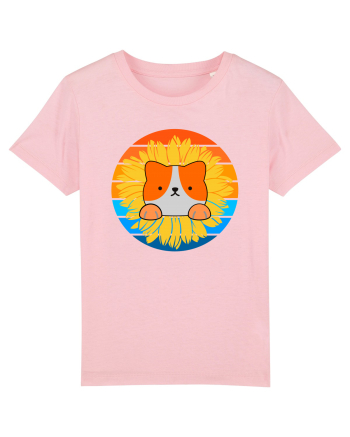 Tricou dragut de vara pentru iubitorii de animale Cotton Pink