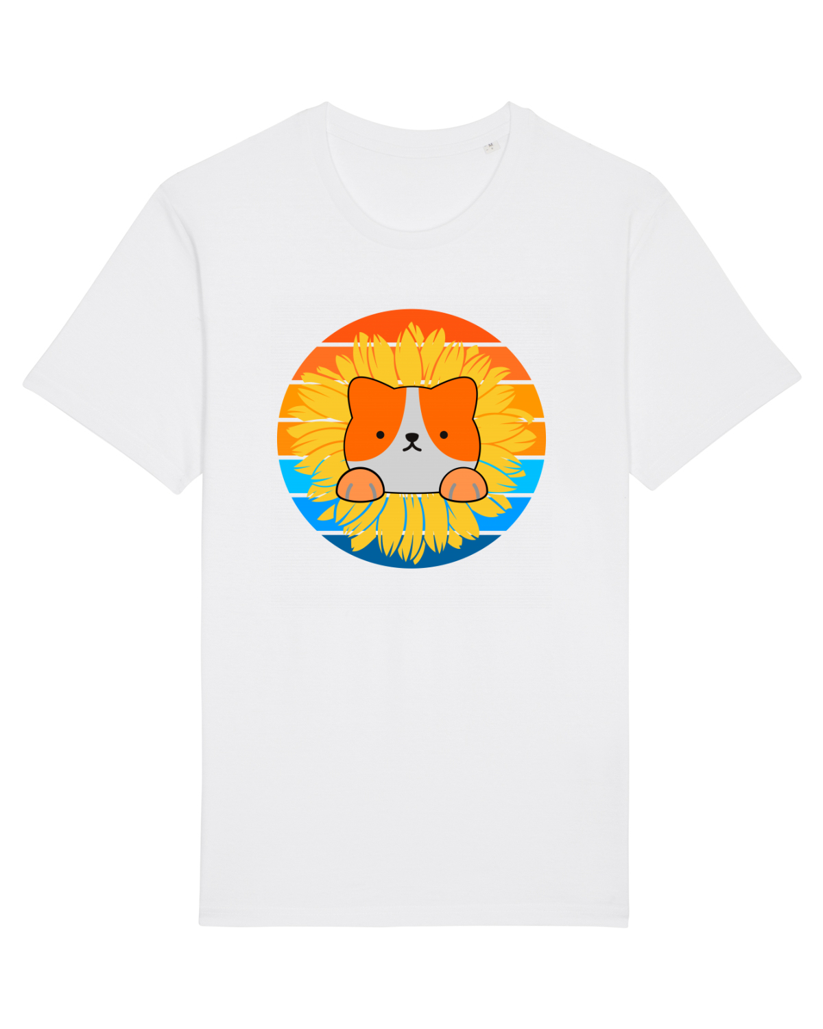 Tricou mânecă scurtă Unisex Rocker White