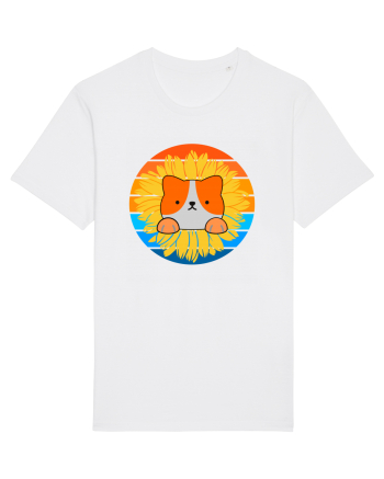 Tricou dragut de vara pentru iubitorii de animale White