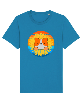 Tricou dragut de vara pentru iubitorii de animale Azur